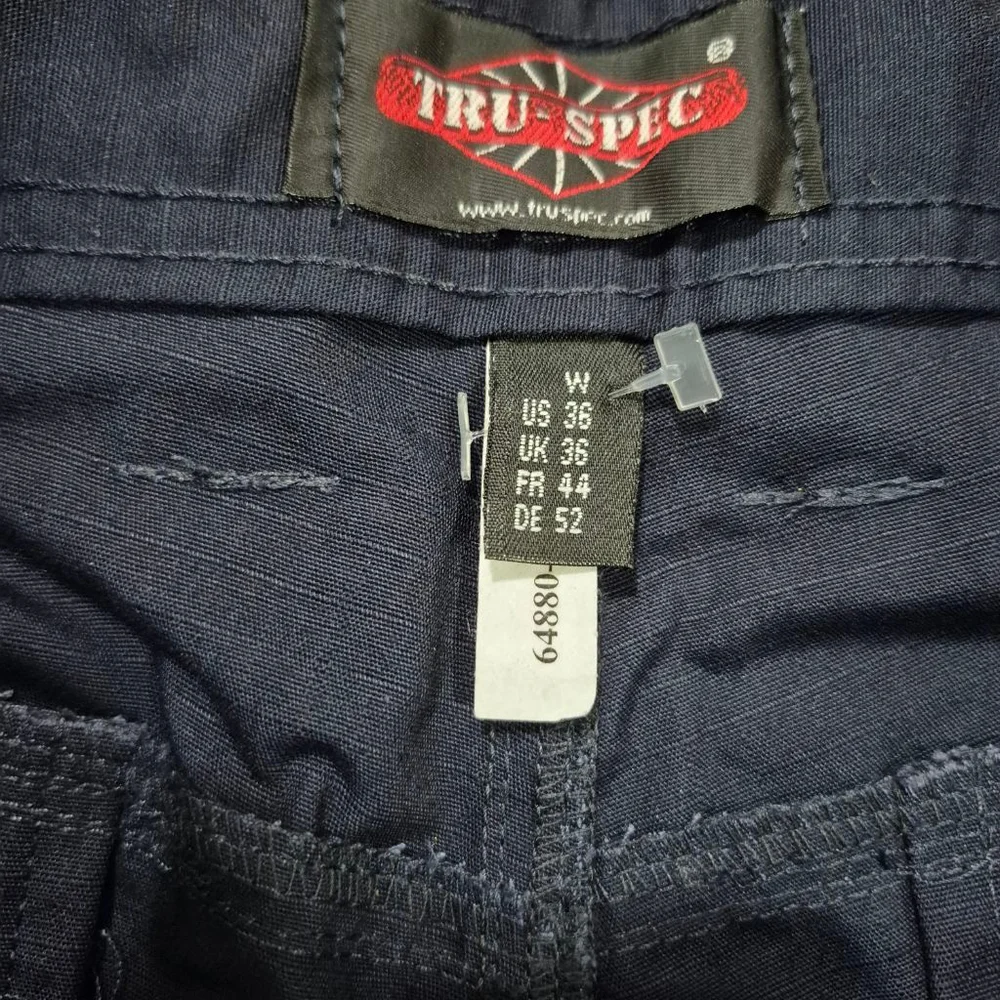 Men's TRU-SPEC Navy Cargo Shorts Waist 36